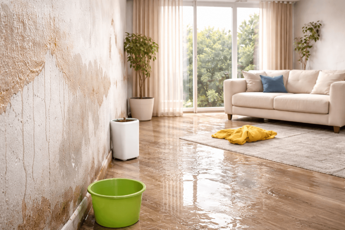 室內反潮別輕忽！牆壁冒水、地板潮濕的成因與影響解析